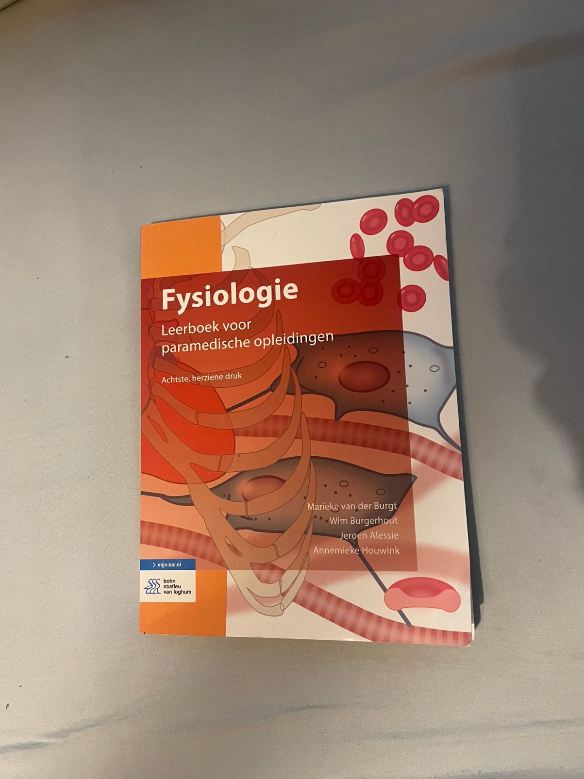 Van der Burgt Fysiologie studieboek fysiotherapie, Ophalen of Verzenden, Gelezen, Overige wetenschappen