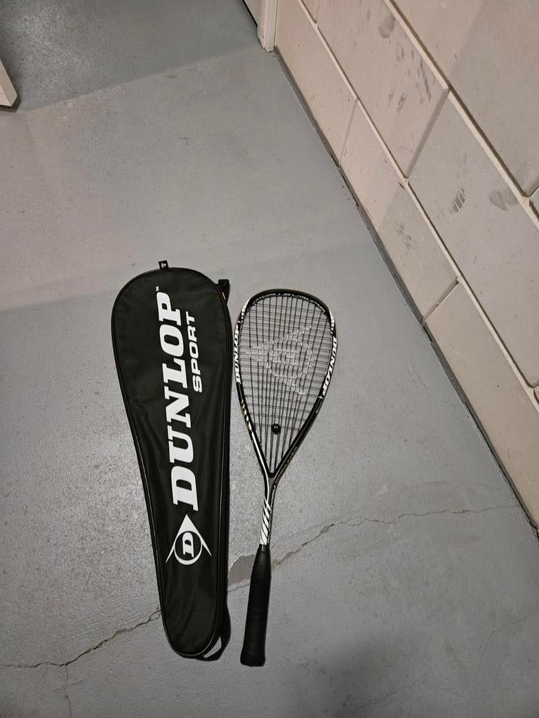 Dunlop Blackstorm titanium squash racket, Ophalen of Verzenden, Zo goed als nieuw