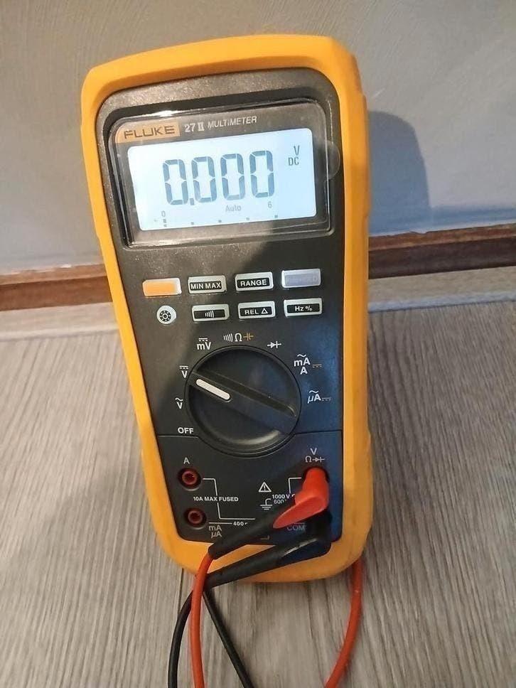 FLUKE 27-II industriële multimeter, Doe-het-zelf en Verbouw, Ophalen of Verzenden, Zo goed als nieuw, Multimeter