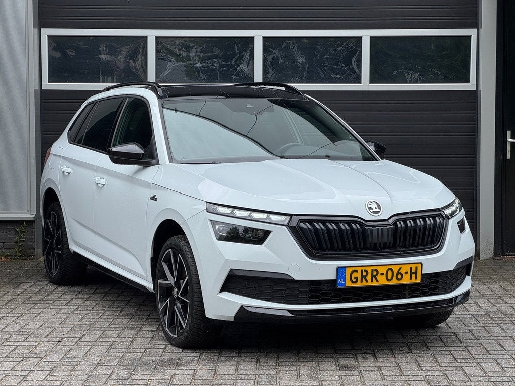 Skoda KAMIQ 1.5 TSI ACT Monte Carlo Xenon/Led, Pano, Camera,, Euro 6, 4 cilinders, 150 pk, Wit