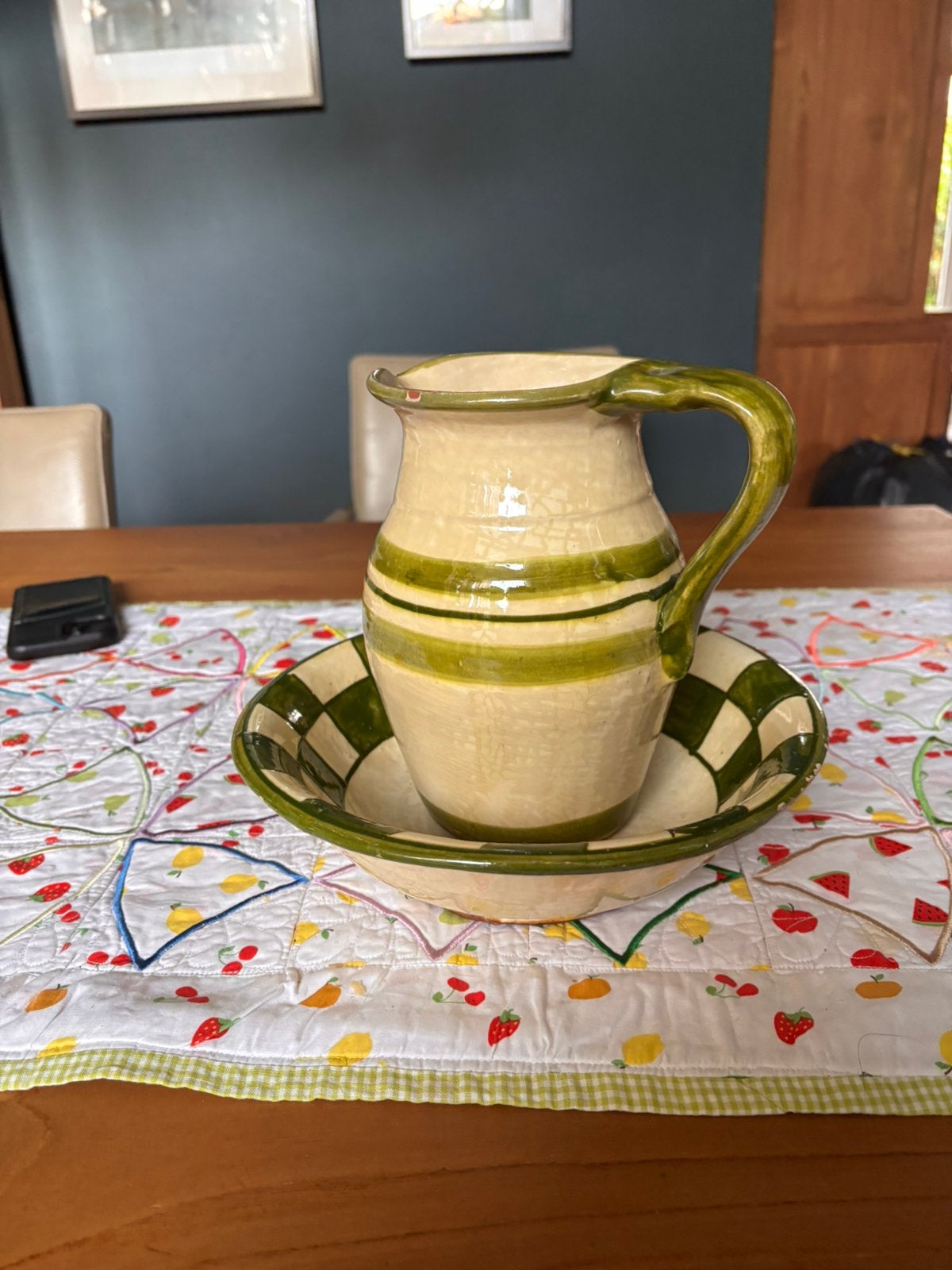 Antiek lampetstel, Ophalen