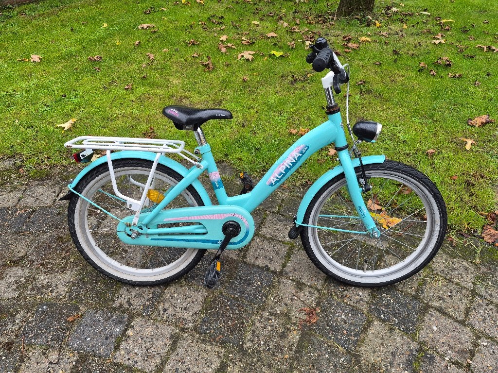 Alpina GIRLPOWER 18 inch meisjesfiets, Fietsen en Brommers, Ophalen, Terugtraprem, Gebruikt, Alpina