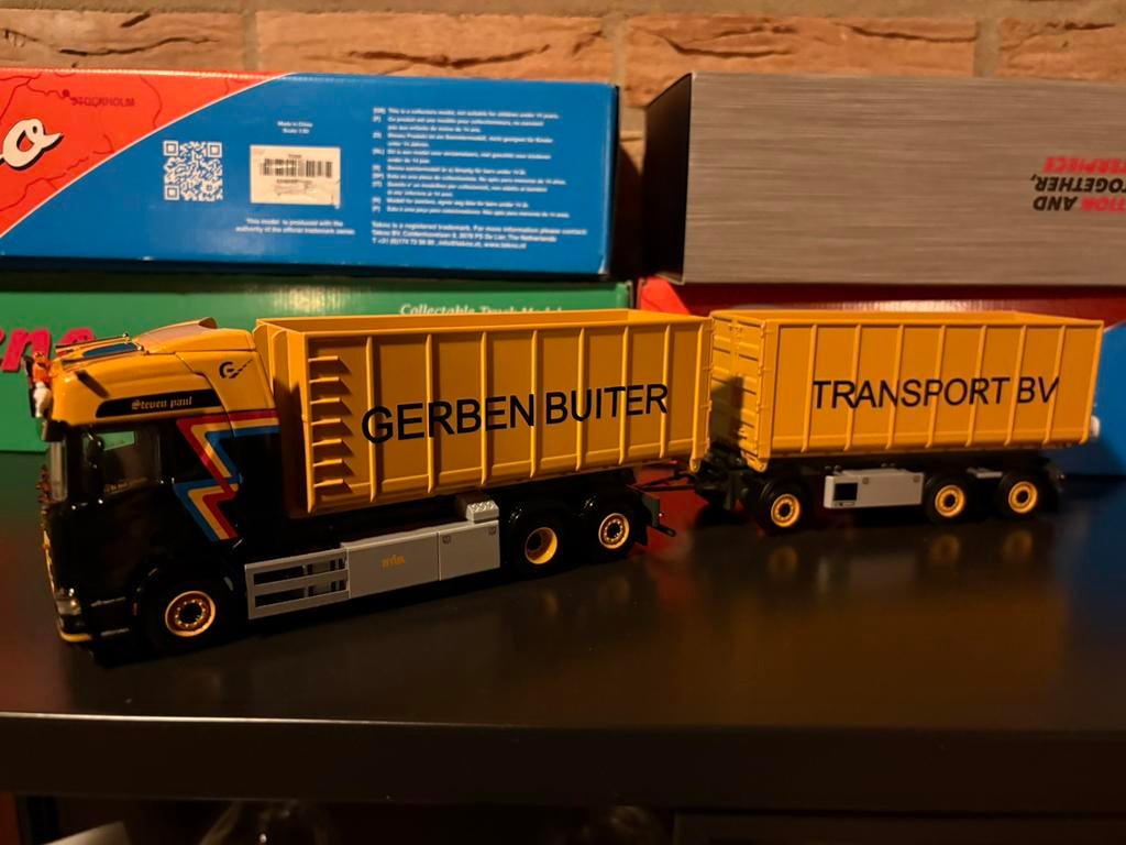Wsi scania gerben buiten haakarm, Ophalen of Verzenden, Nieuw, Bus of Vrachtwagen, Wsi