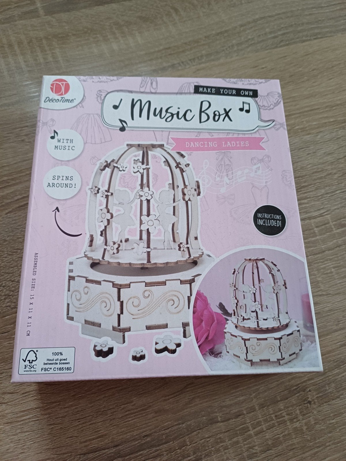 Te koop Action DIY knutselpakketje Music Box, Ophalen of Verzenden, Nieuw