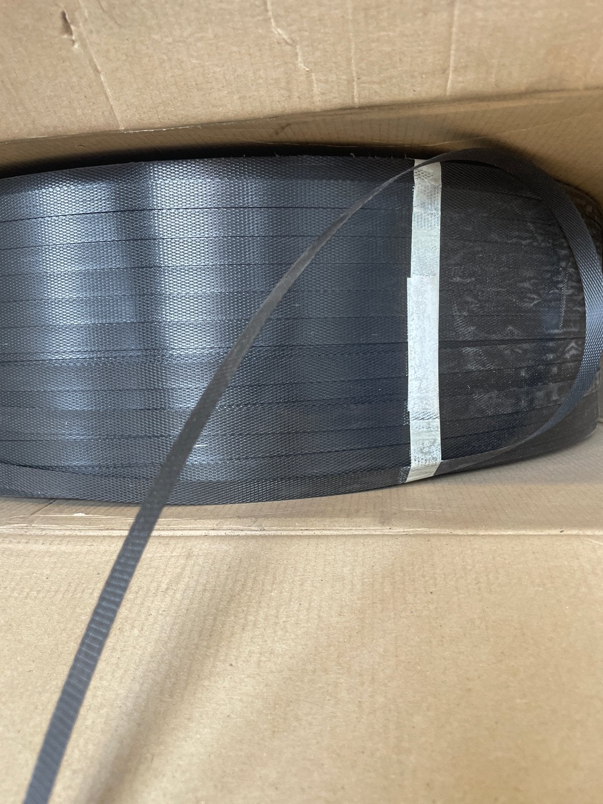 PP12-2200-410 omsnoeringsband, zwart, 12mm x 2000m, Doe-het-zelf en Verbouw, Kratten en Dozen, Doos, Ophalen of Verzenden, Minder dan 40 cm