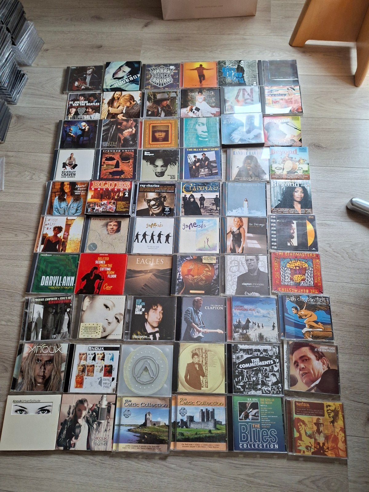 Verzameling 60 cd's, partij, collectie Dylan,Clapton,Cash, Ophalen of Verzenden, Gebruikt