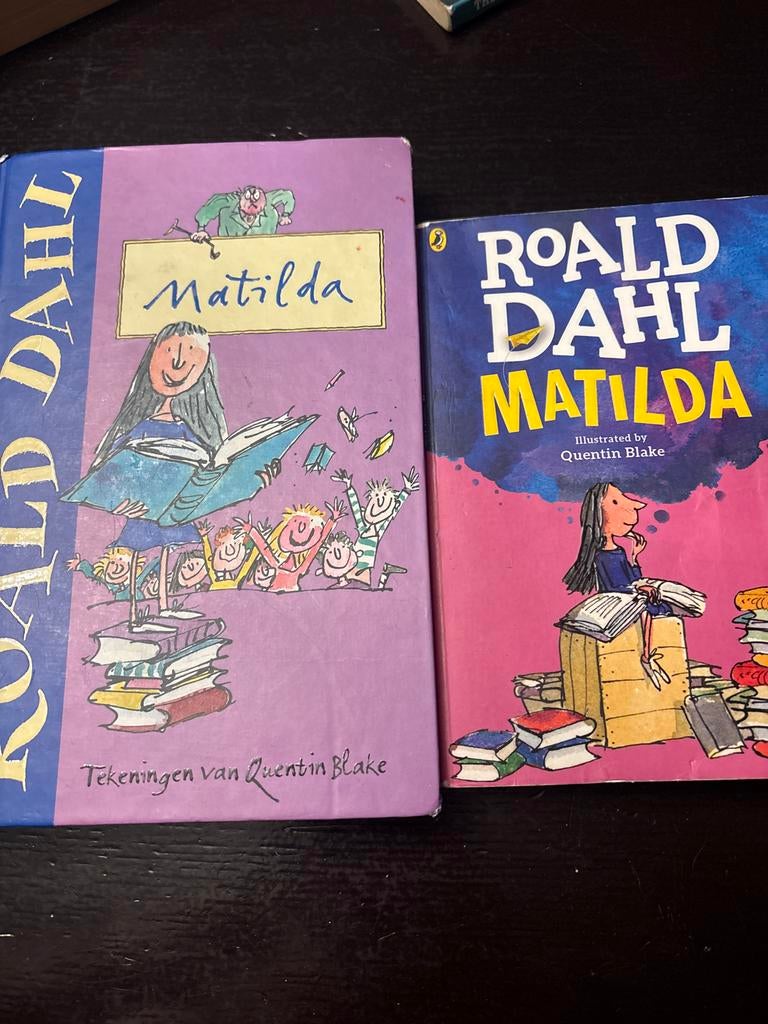 Matilda boeken Roald Dahl - Engels en Nederlands, Boeken, Ophalen of Verzenden, Zo goed als nieuw