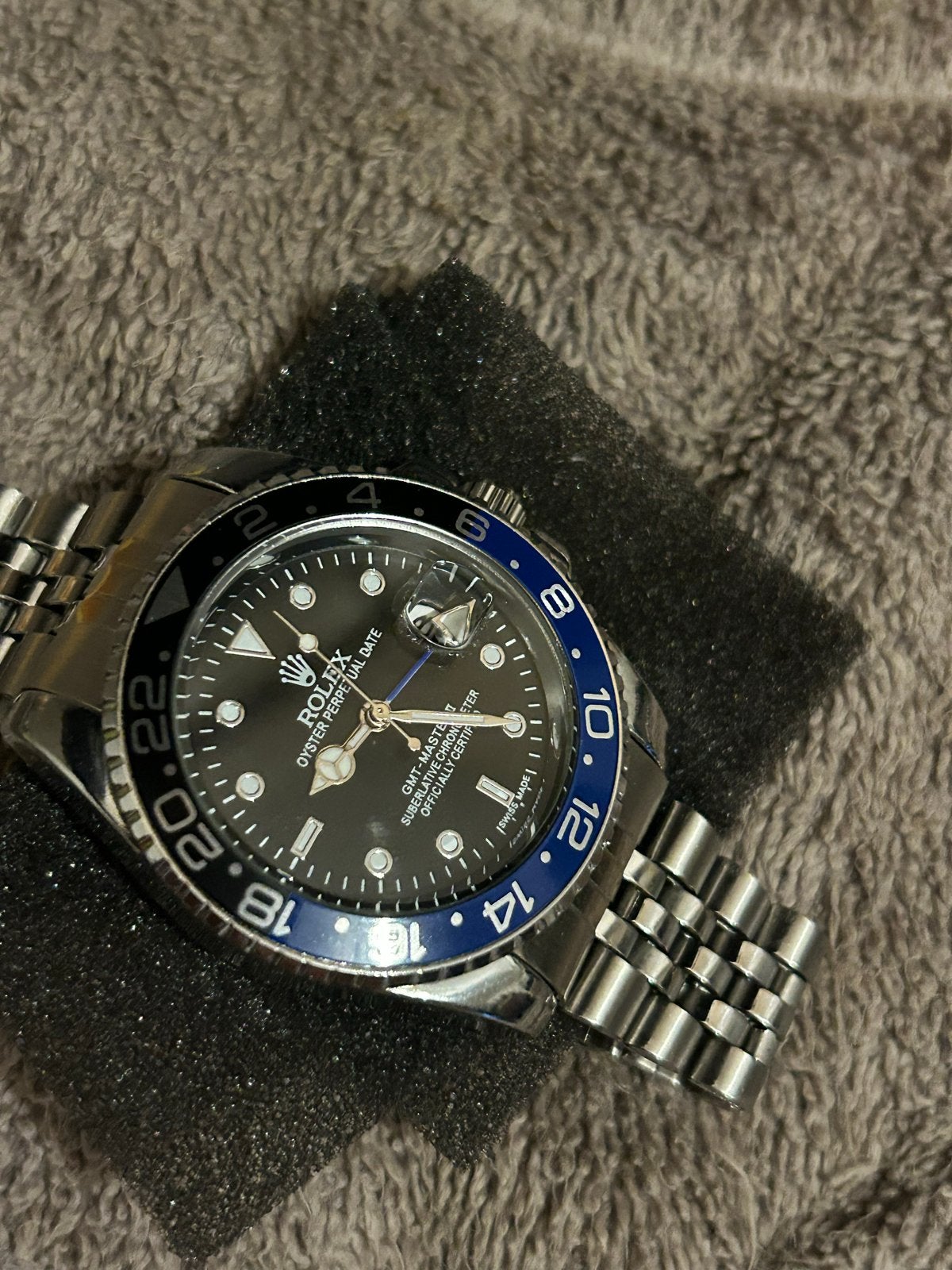 Mooi heren horloge met extra schakels, Gebruikt, Polshorloge, Ophalen of Verzenden, Rolex