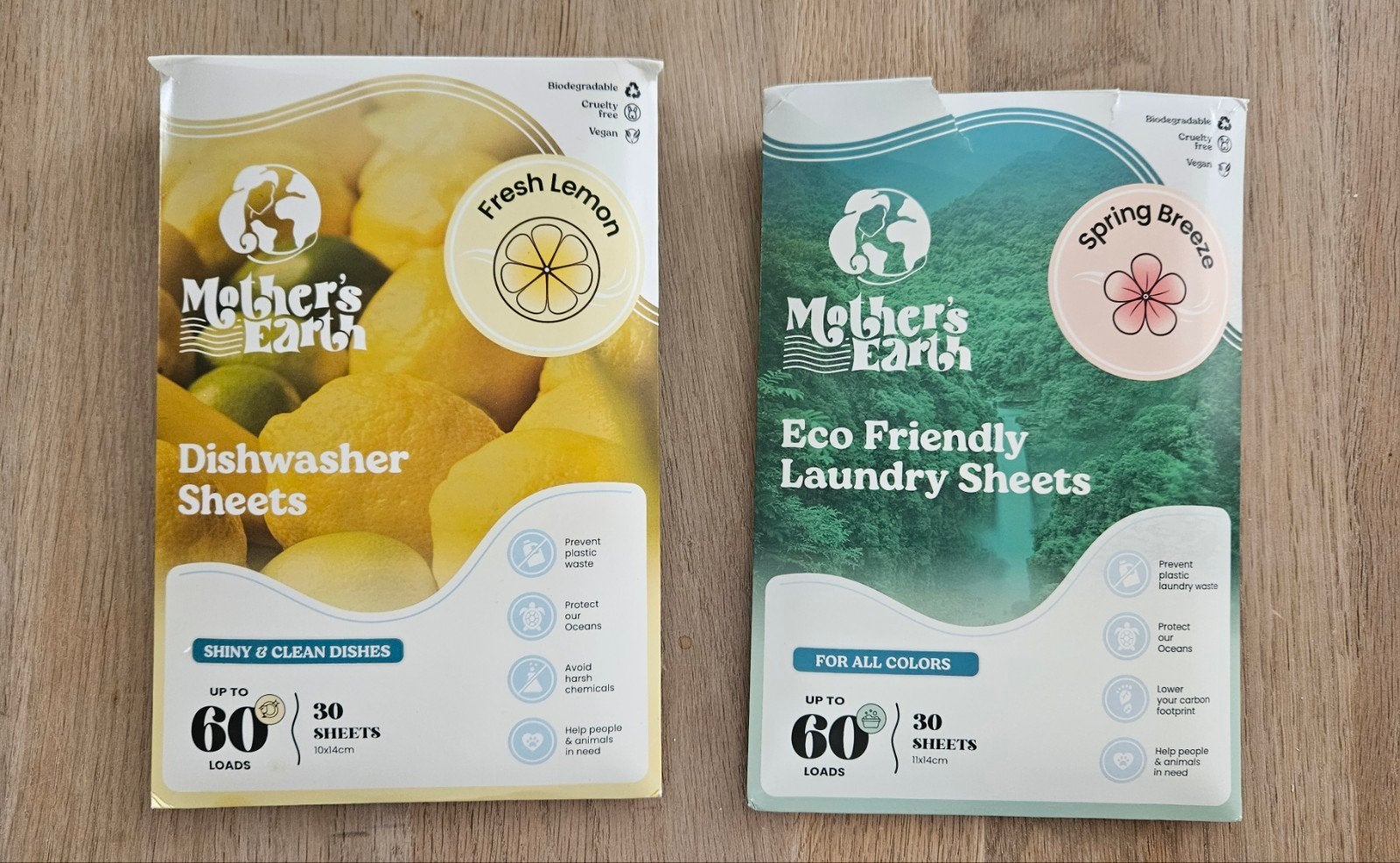 Mother's Earth Eco Vriendelijke Was- en Vaatwastabletten, Ophalen of Verzenden, Schoonmaakmiddel