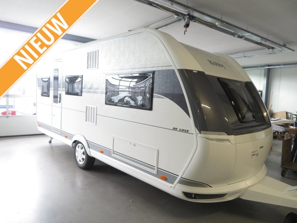 Hobby De Luxe 495 UL, Caravans en Kamperen, Caravans, Rondzit, Hobby, Ringverwarming, 5 tot 6 meter