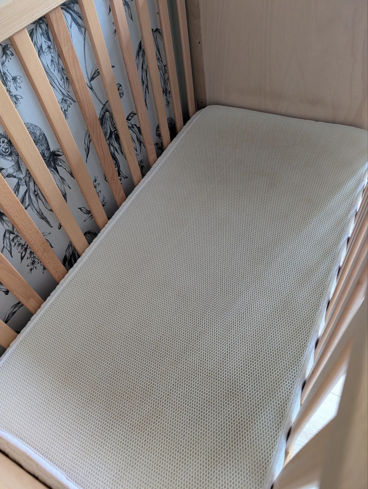 Aerosleep matras 120x80 incl. topper, schoon en netjes, Ophalen, Gebruikt, 190 cm of minder, 80 cm