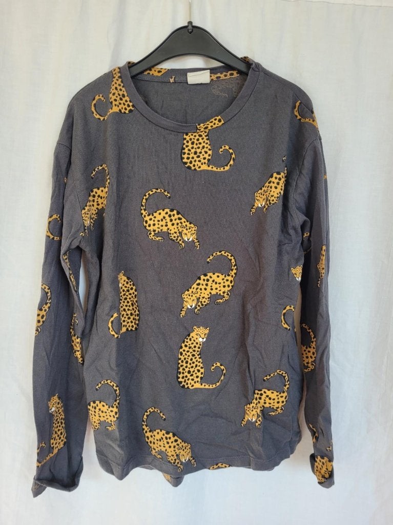 Stoere longsleeve met luipaarden mt 152 merk Zara Kids, Meisje, ., Ophalen of Verzenden, Zo goed als nieuw