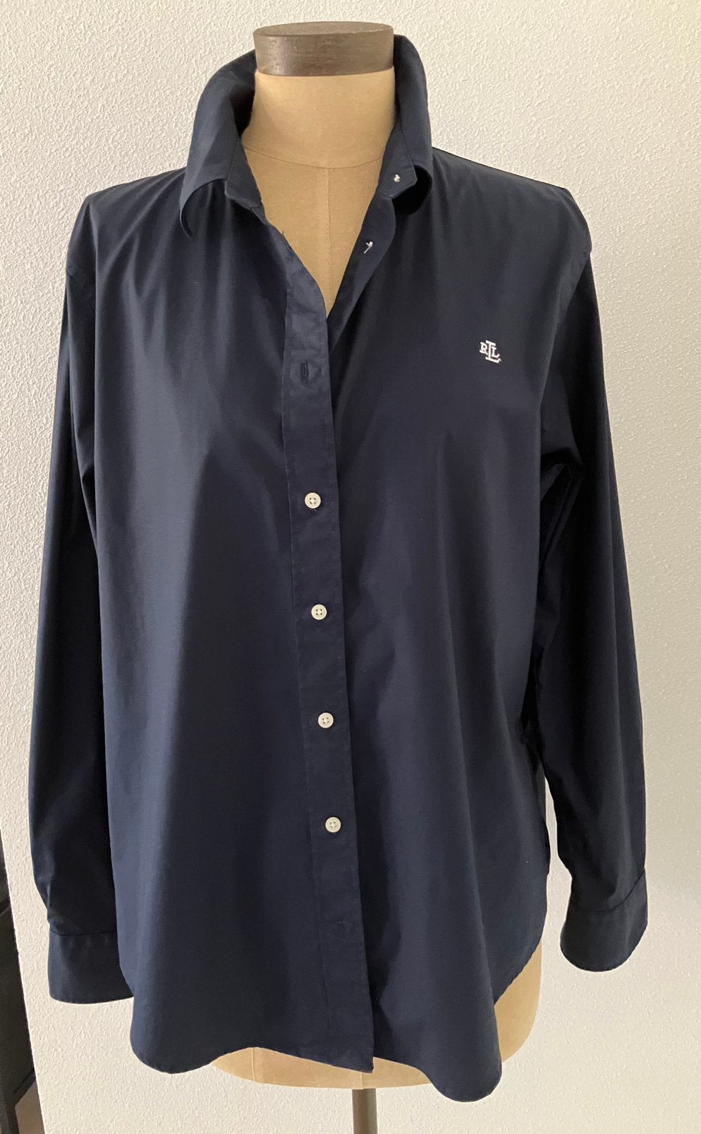 Blouse Ralph Lauren, Verzenden, Zo goed als nieuw, Maat 42/44 (L), Blauw