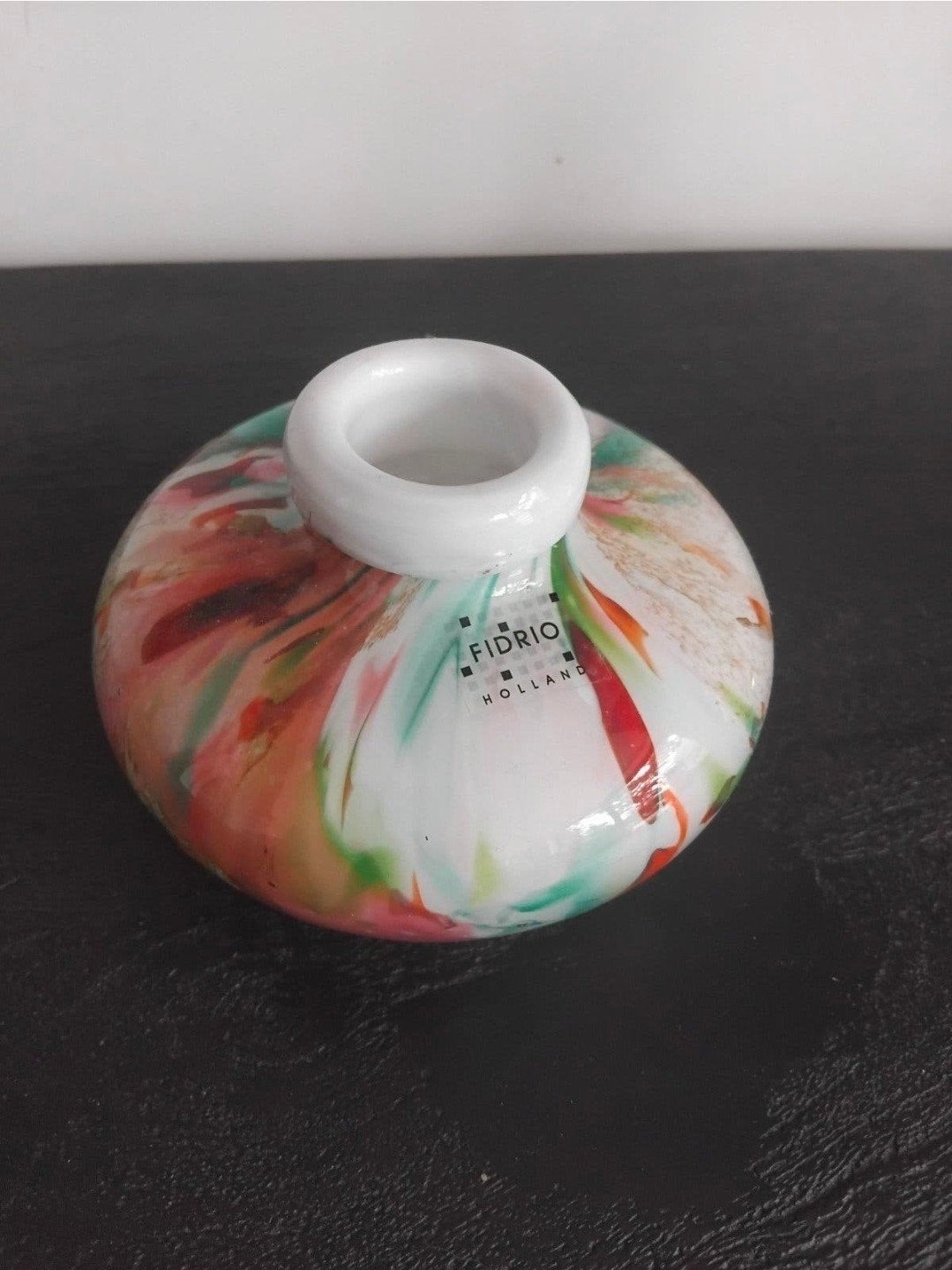 mondgeblazen Fidrio vaas uit de Mixed Colours collectie met, Ophalen of Verzenden