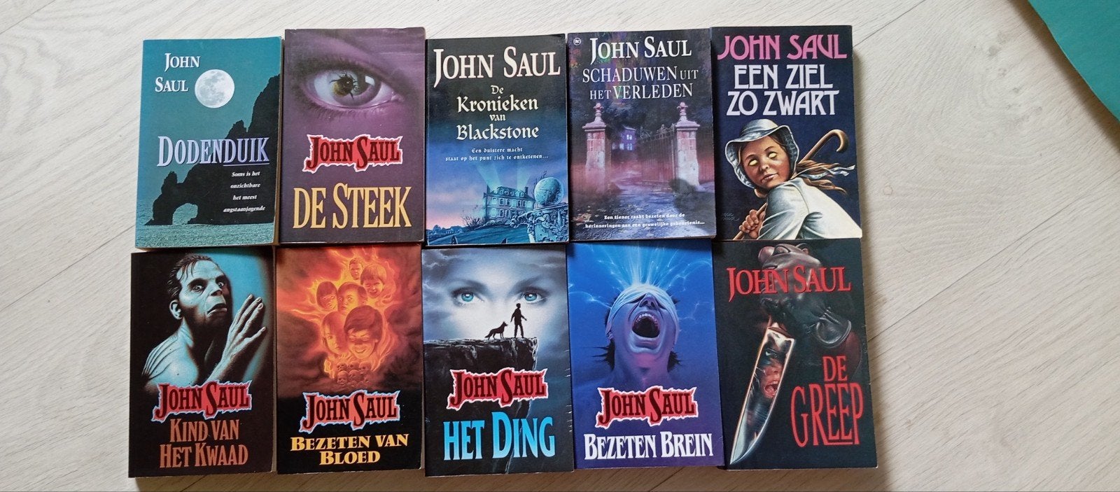 John Saul, 10 boeken,nette staat., Boeken, Ophalen, Gelezen, John Saul