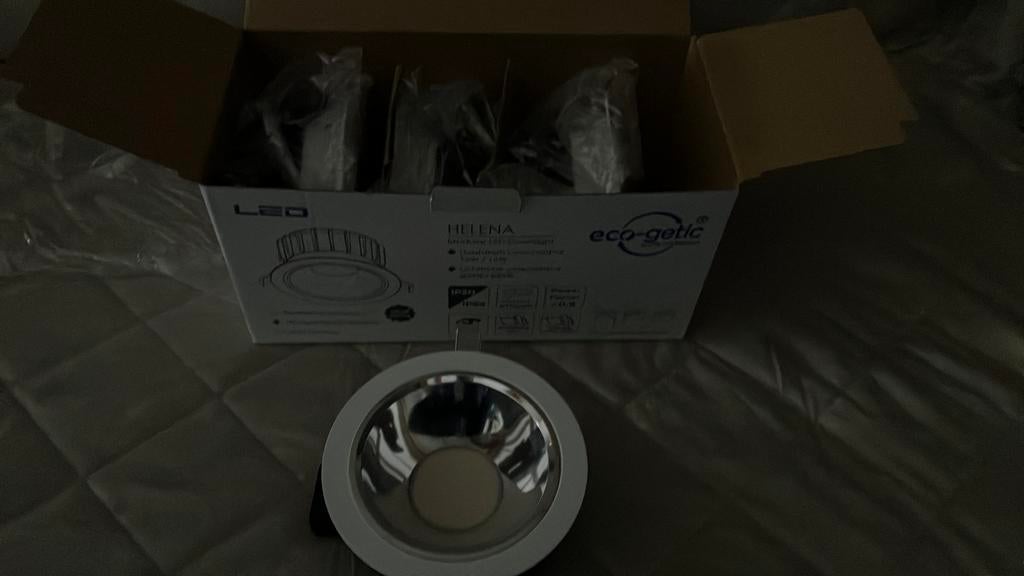 Verstelbare inbouw led spots, Led-lamp, Minder dan 30 watt, Nieuw, Ophalen