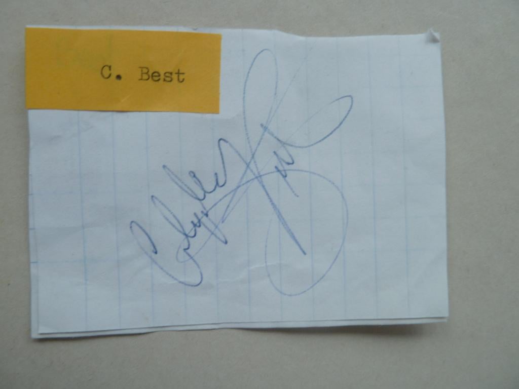 Handtekening. Clyde.Best. Feyenoord, Ophalen of Verzenden, Zo goed als nieuw, Feyenoord, Overige typen