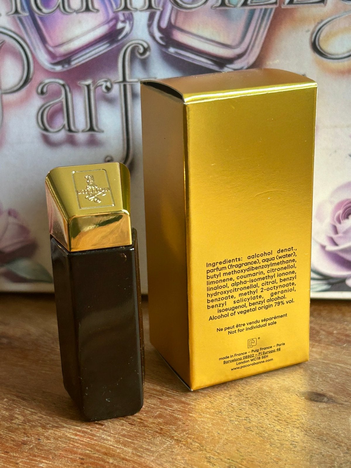 Rabanne - 1 million royal miniatuur 5ml parfum, Ophalen of Verzenden, Nieuw