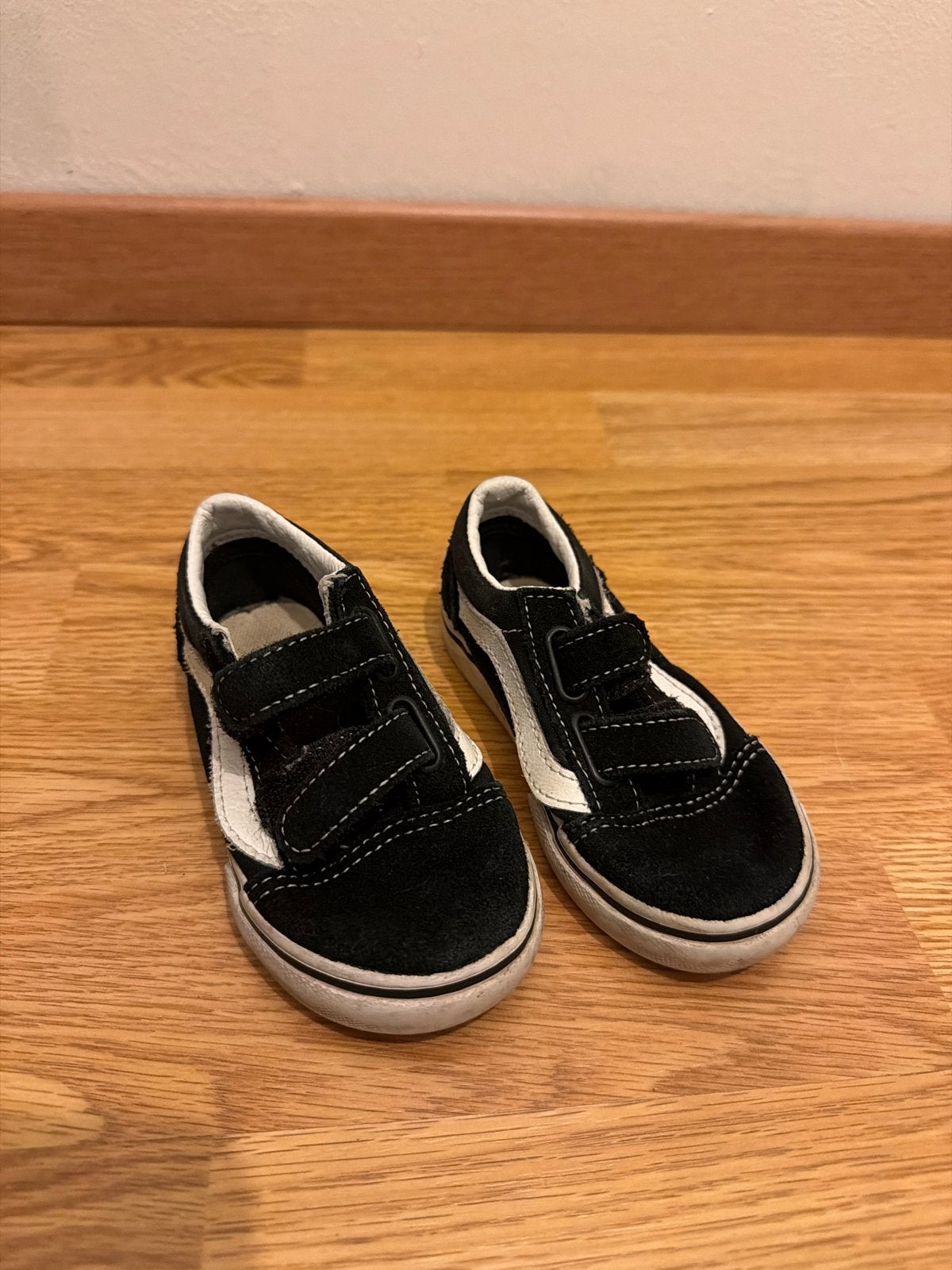 Vans Old Skool klittenband sneakers maat 22.5, Ophalen of Verzenden, Gebruikt, Jongen of Meisje, Schoenen