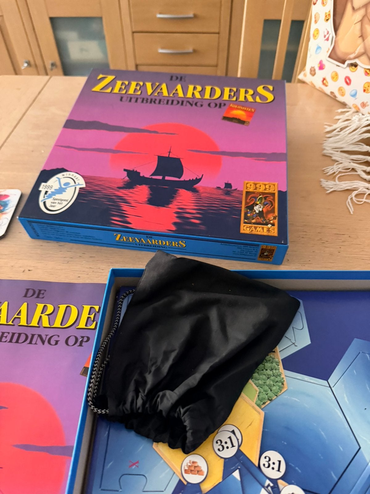 Kolonisten van catan zeevaarders hout zgan, Ophalen of Verzenden, Zo goed als nieuw