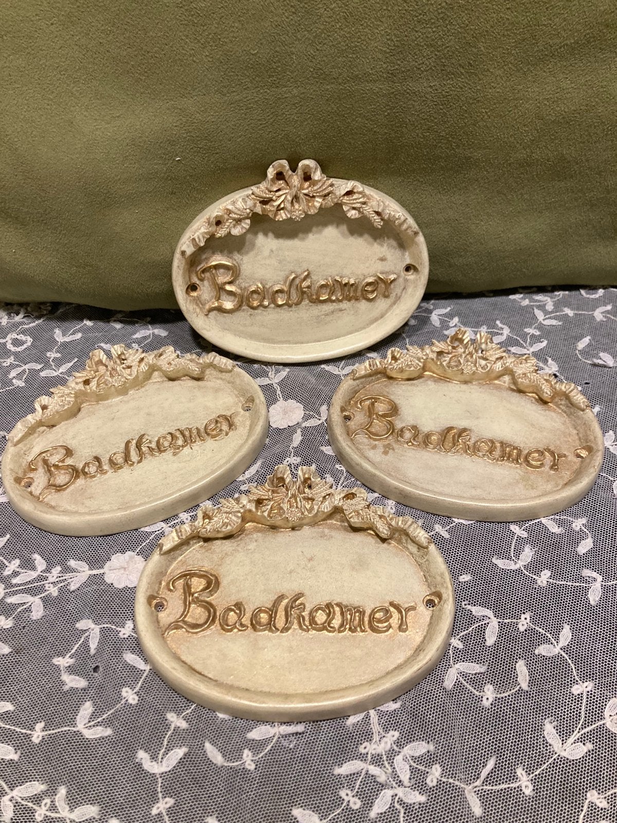 Deurbordje badkamer (110325), Huis en Inrichting, Badkamer | Badtextiel en Accessoires, Ophalen of Verzenden, Zo goed als nieuw