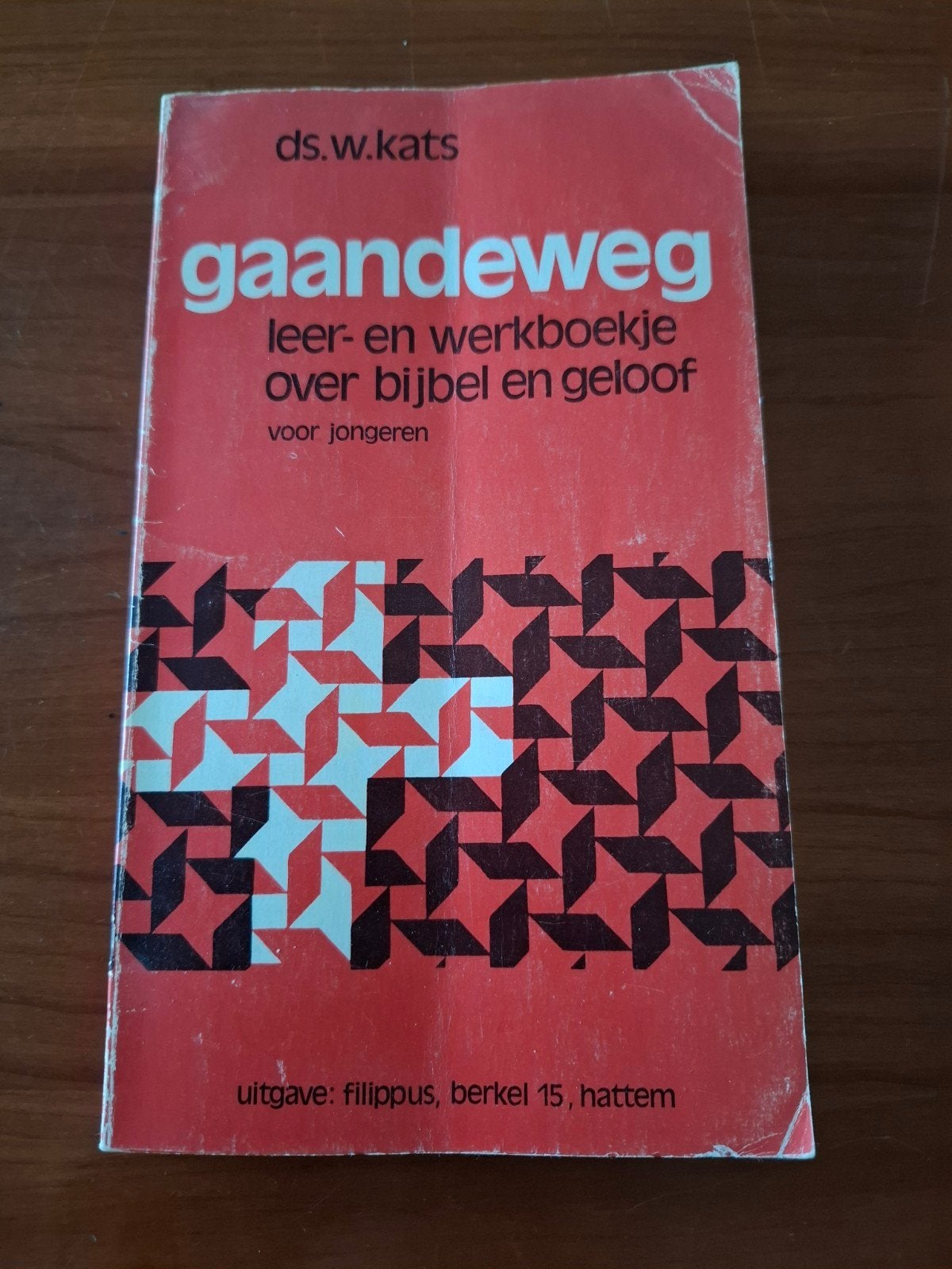 Gaandeweg: Leer- en werkboekje over bijbel en geloof, Ophalen of Verzenden, Gelezen, Ds. W. Kats, Christendom | Protestants