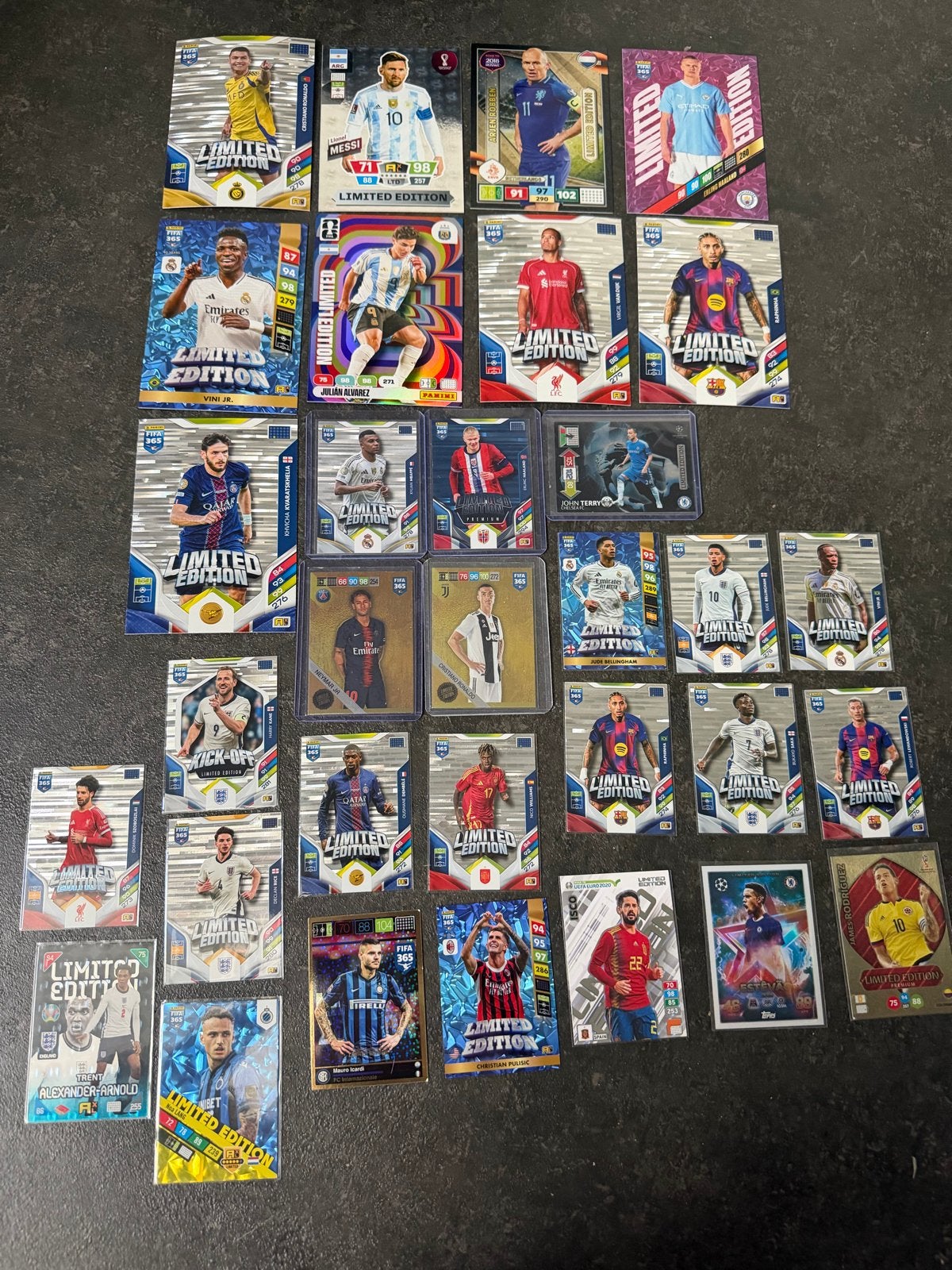 32 Zeldzame Limited Edition Kaarten Topstaat -  Panini, Ophalen of Verzenden, Zo goed als nieuw, Meerdere plaatjes