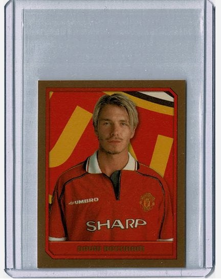 2000 Merlin's F.A. Premier League David Beckham Sticker #293, Verzamelen, Ophalen of Verzenden, Zo goed als nieuw, Buitenlandse clubs