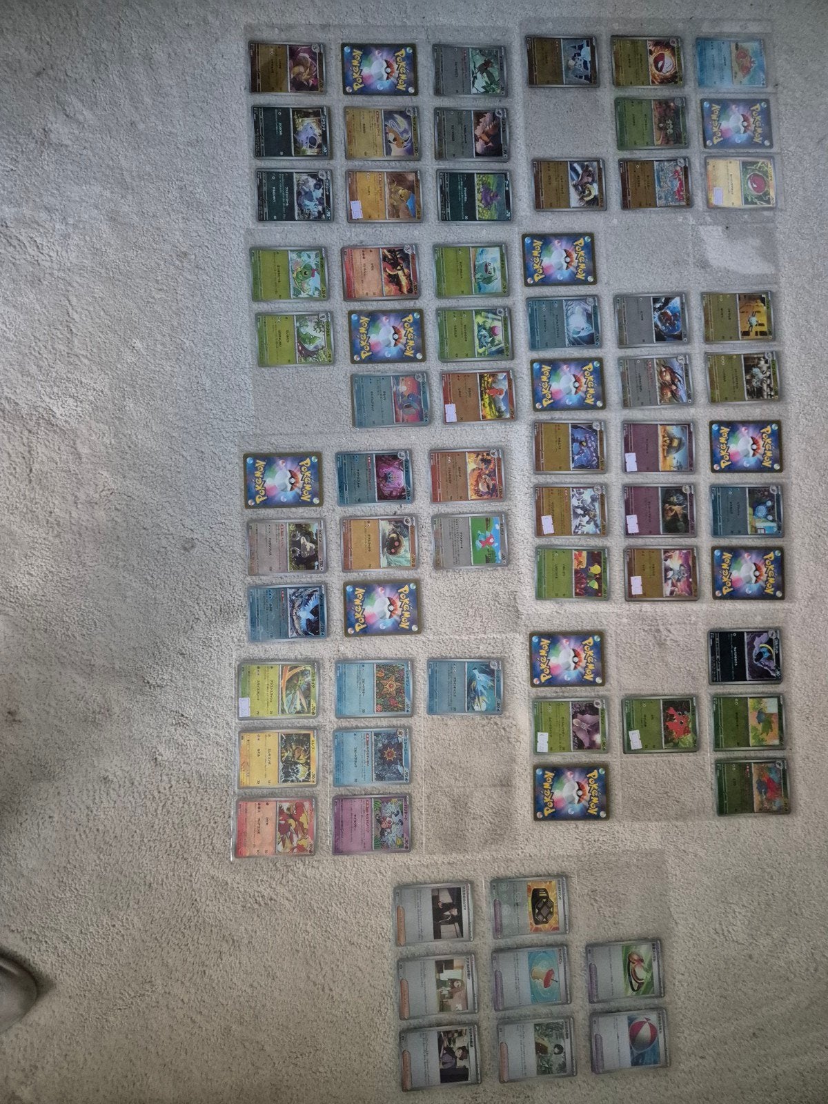 Grote verzameling Pokémon kaarten 151 japans pokeball, Ophalen of Verzenden, Gebruikt, Meerdere kaarten