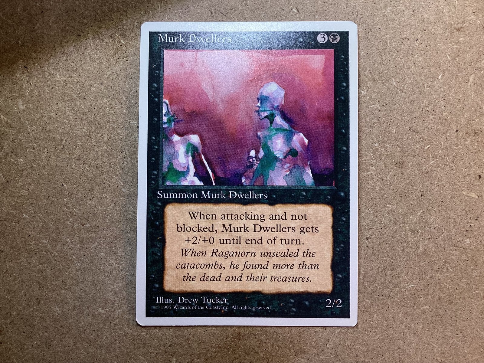 1x Murk Dwellers (Excellent), Ophalen of Verzenden, Zo goed als nieuw, Losse kaart