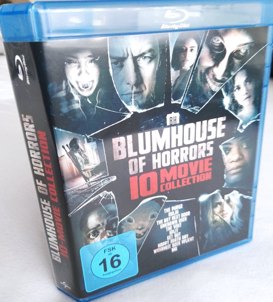 BLUMHOUSE 10 MOVIES (BLU RAY/DUITS HOESJE/NL Ondertiteld!!), Horror, Vanaf 16 jaar, Verzenden, Boxset