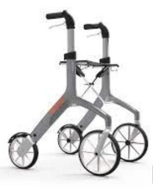 Trust Care Let's Fly Rollator Wit 6.8 kilo Lichtgewicht, Diversen, Ophalen, Lichtgewicht, Gebruikt