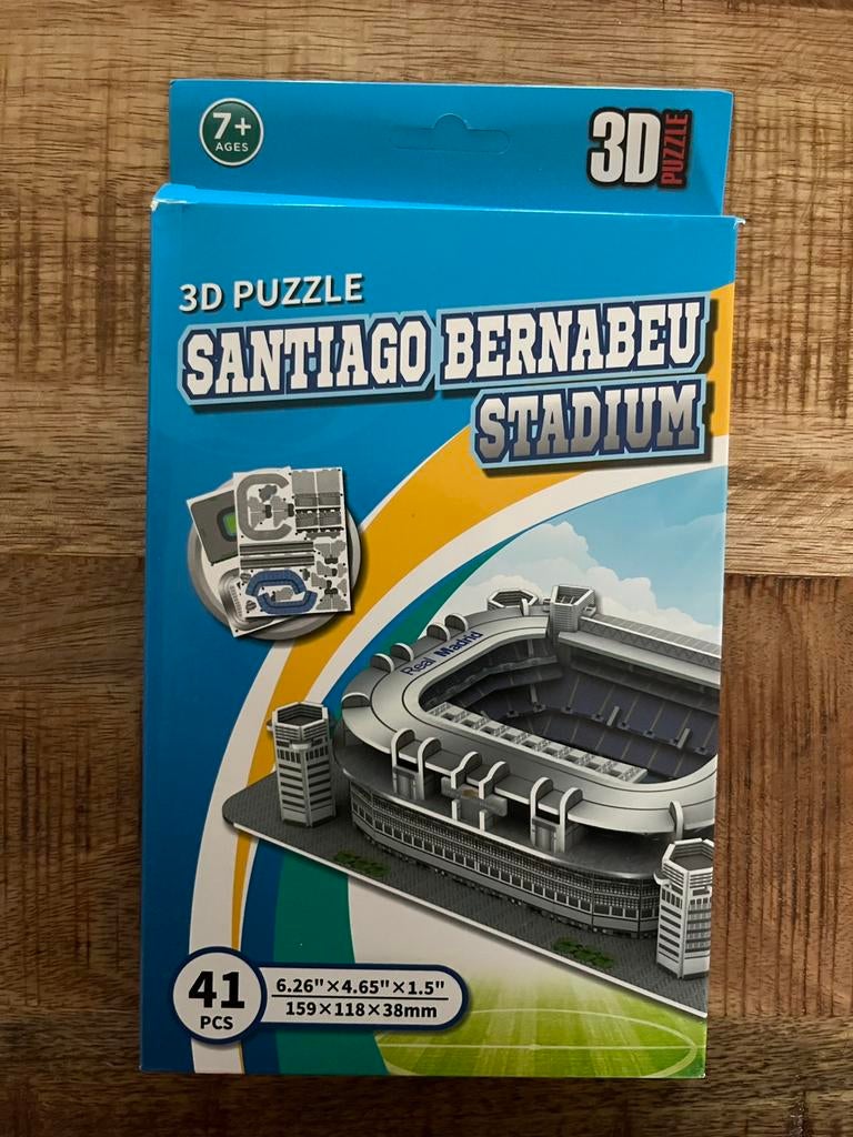 Real Madrid 3d stadion puzzel, Ophalen of Verzenden, Nieuw, Buitenlandse clubs