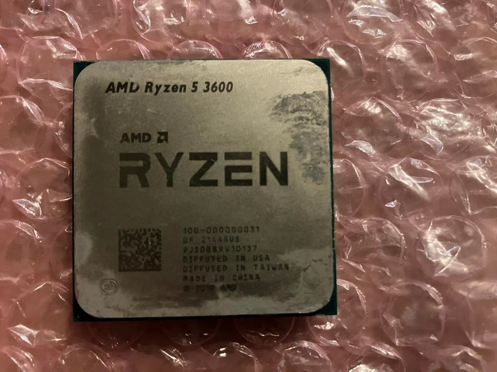 AMD RYZEN. 5-3600, Computers en Software, Processors, Ophalen of Verzenden, Zo goed als nieuw, 3 tot 4 Ghz