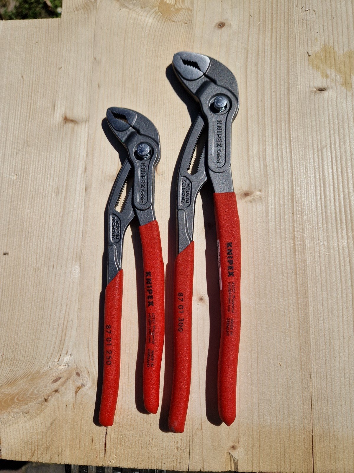 Knipex waterpomptang 250 en 300 cobra, Ophalen of Verzenden, Nieuw