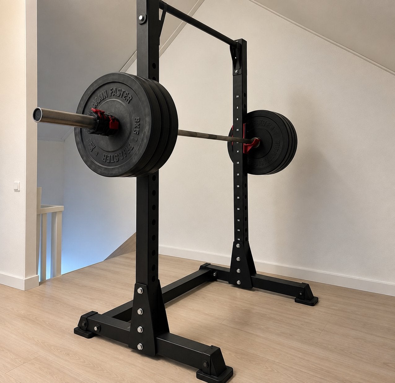 Complete squat  rack 80 kg, Ophalen, Krachtstation