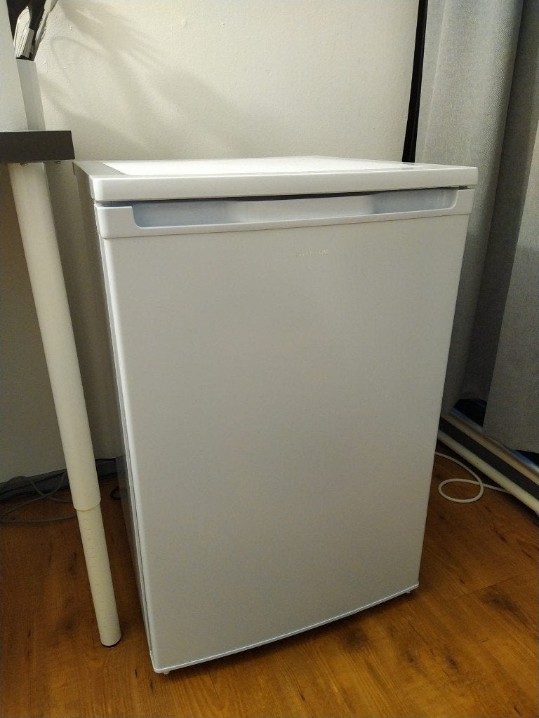Inventum tafelmodel koelkast met vriesvak., Witgoed en Apparatuur, Gebruikt, 100 tot 150 liter, 45 tot 60 cm, Met vriesvak