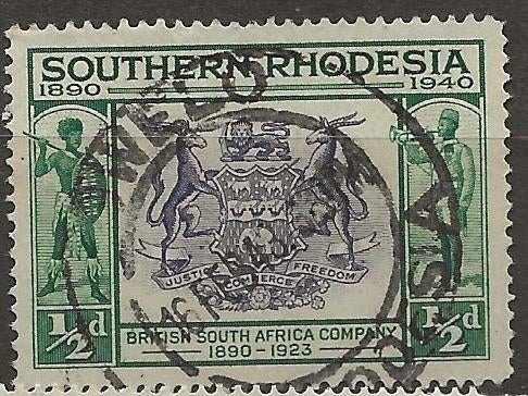Zuid Rhodesië, Ophalen of Verzenden, Overige landen, Gestempeld