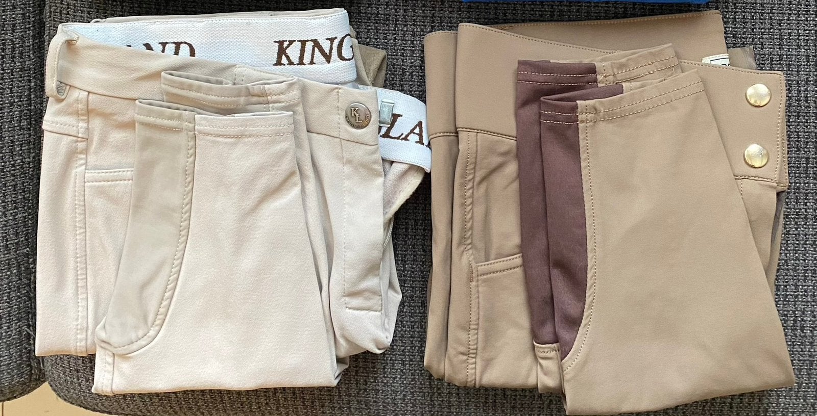 Beige kingsland rijbroek maat M, Dieren en Toebehoren, Ophalen of Verzenden, Gebruikt