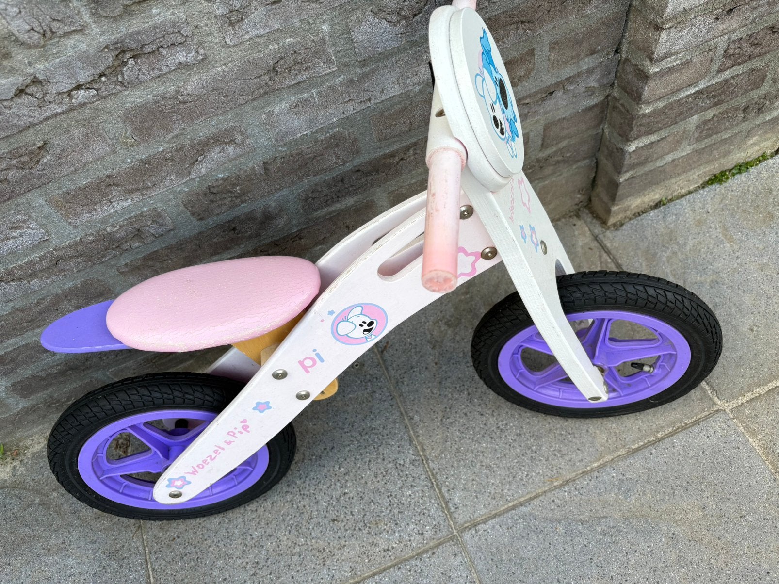 Loopfiets woezel en pip, Ophalen, Zo goed als nieuw, Loopfiets