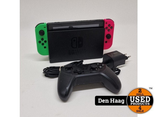 Nintendo Switch Neon 32GB + oplader, Nintendo, Zo goed als nieuw, Support@nintendo.com, 11-1 Hokotate-cho, Kamitoba, Minami-ku
Kyoto 601-8501
Japan