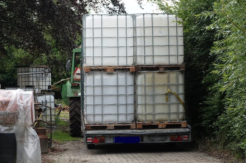 IBC  10 STUKS VAN 1000 LITER VOOR 250 EURO, 150 liter of meer, Ophalen, Zo goed als nieuw, Met kraantje