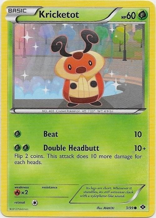 Next Destinies,  Kricketot [common] 3/99, Verzenden, Nieuw, Losse kaart