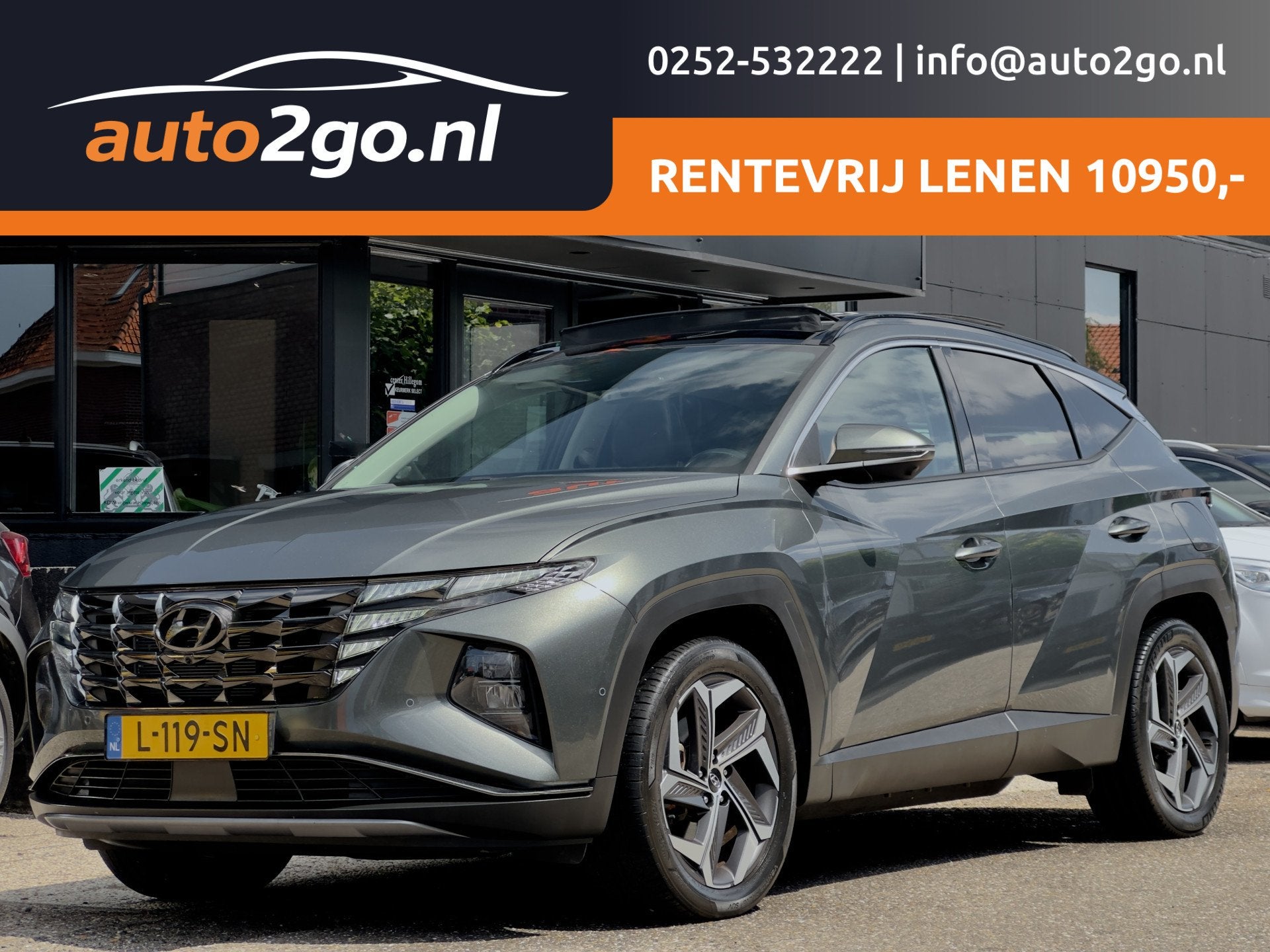 Hyundai Tucson 1.6 T-GDI 4WD PHEV AUT6 PREMIUM-SKY LEDER PAN, Automaat, Gebruikt, 4 cilinders, Vierwielaandrijving