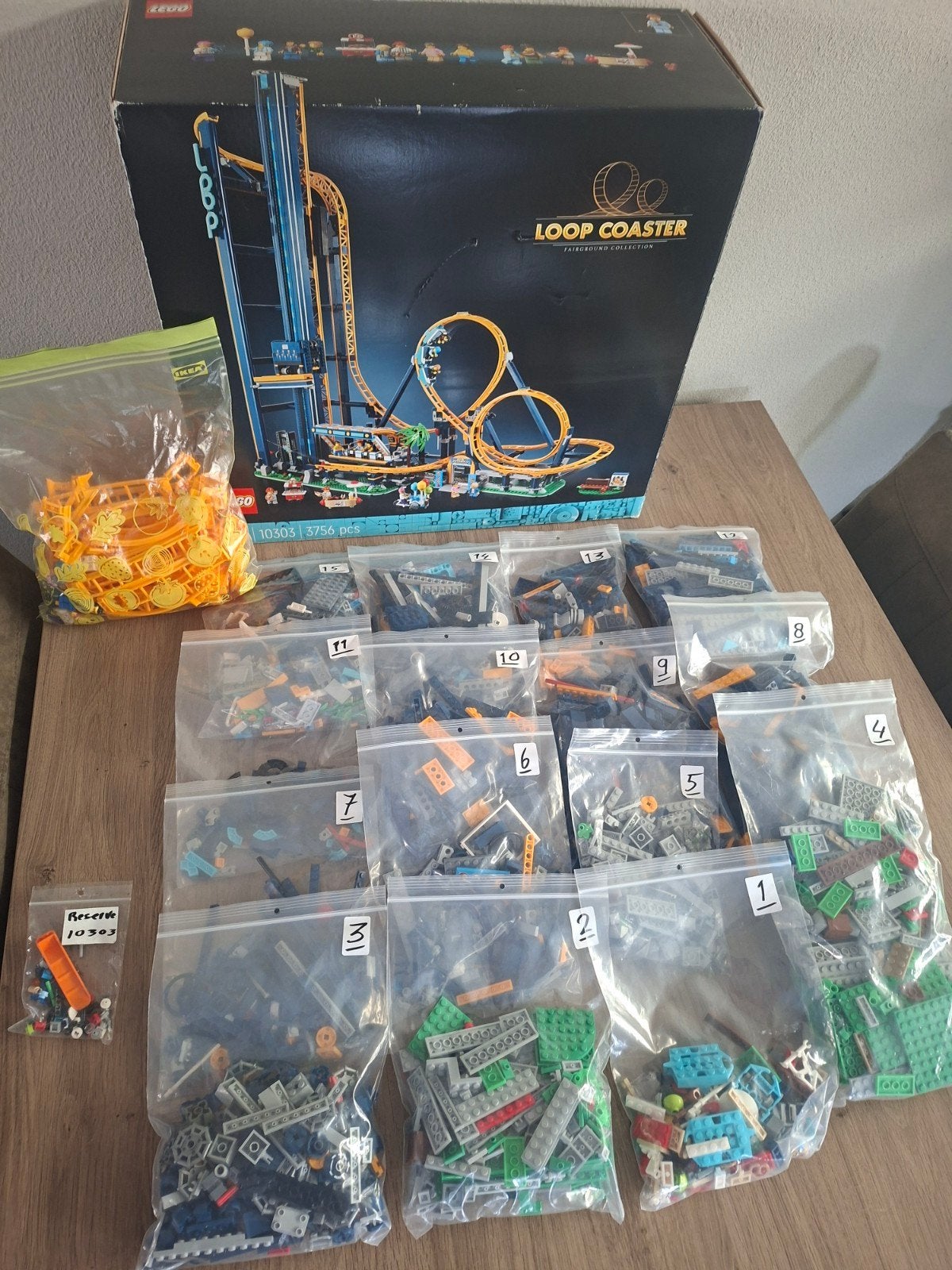 LEGO achtbaan Icons 10303 Loop Coaster, Kinderen en Baby's, Gebruikt, Lego, Ophalen of Verzenden, Compleet