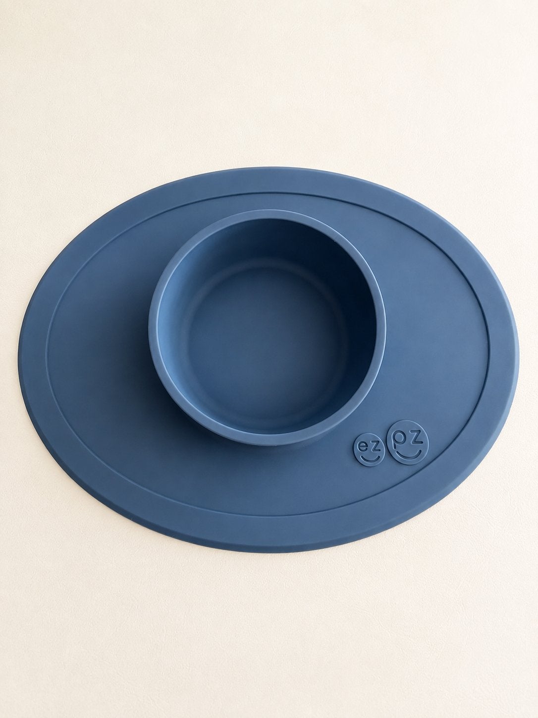 EZPZ Siliconen Placemat met Kom - Donkerblauw, Overige merken, Overige typen, Nieuw, Ophalen of Verzenden