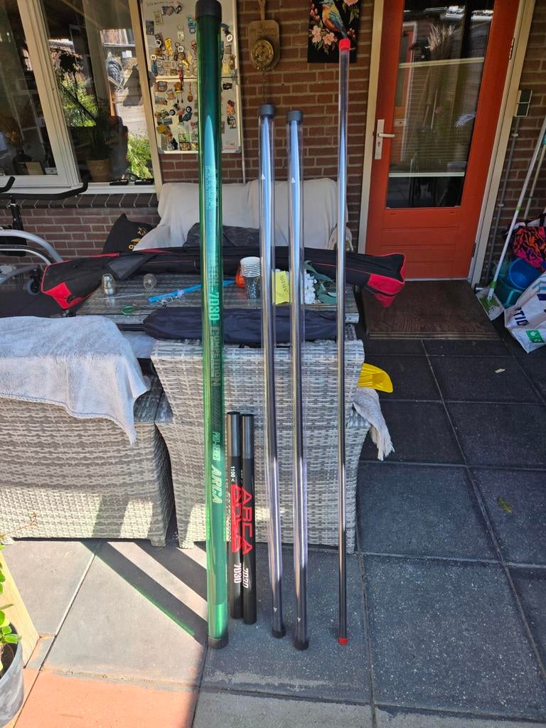 ARCA 7030 Vaste Hengel 11 meter, Watersport en Boten, Ophalen of Verzenden, Zo goed als nieuw, Vaste hengel