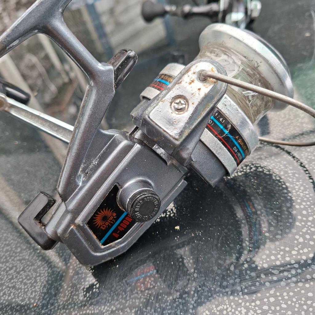 Daiwa A-400RL Vismolen - Vintage en Functioneel, Ophalen of Verzenden, Gebruikt, Molen