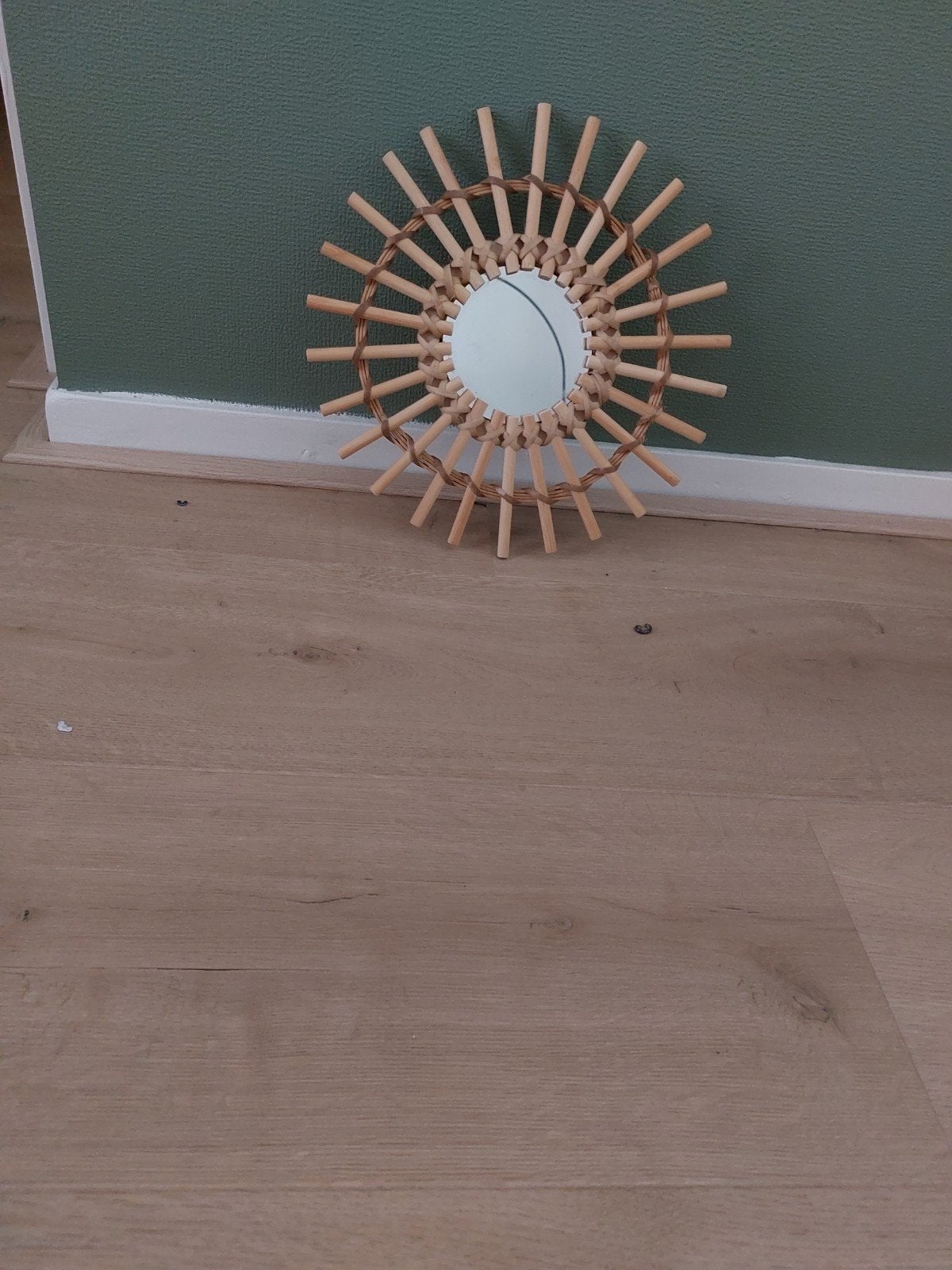 Spiegeltje, Ophalen, Minder dan 50 cm, Rond, Zo goed als nieuw