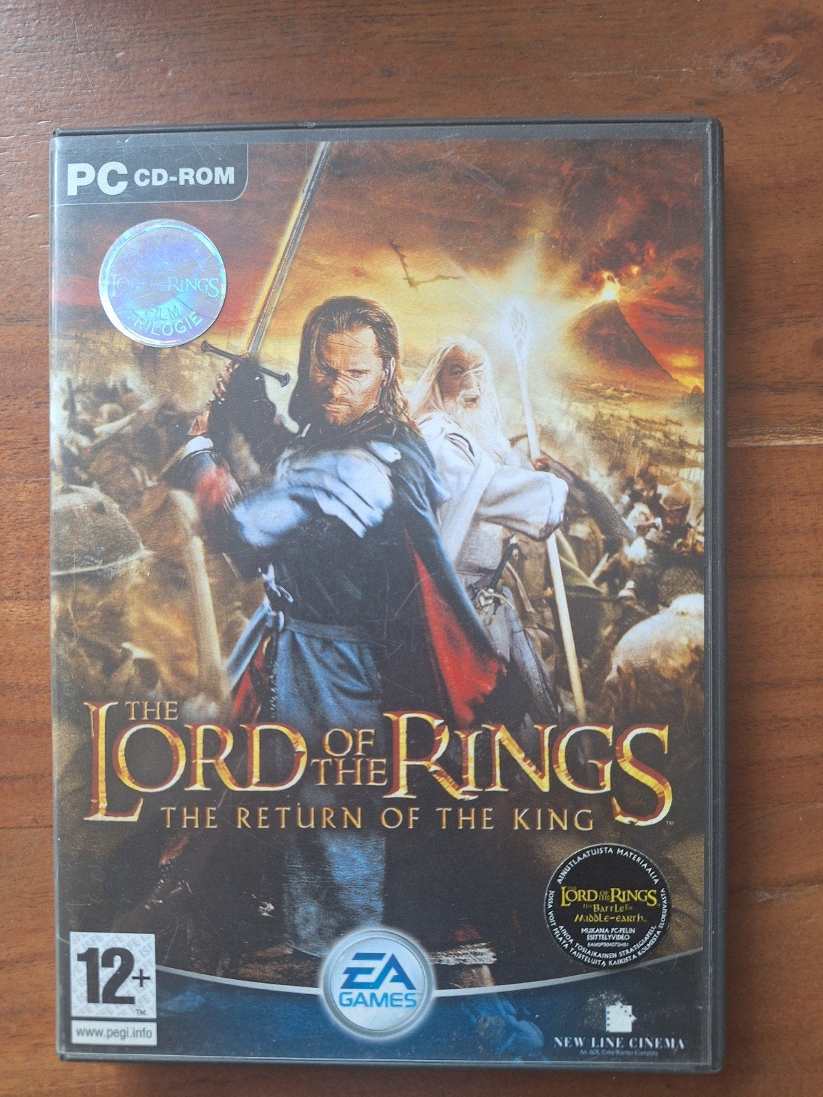 Lord of the Rings: The Return of the King PC CD-ROM, Avontuur en Actie, Gebruikt, 2 spelers, Eén computer